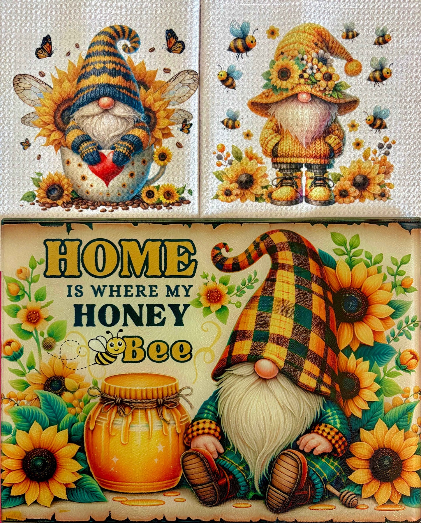 KITCHEN SET - GNOME bEE/HONEY (3 PIECE SET)