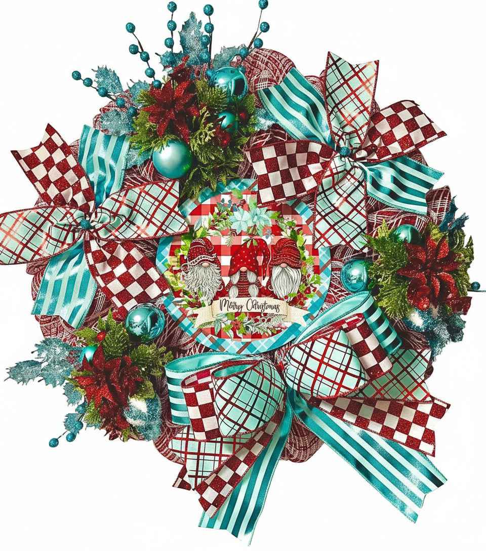 WREATH CHRISTMAS - MERRY GNOMES