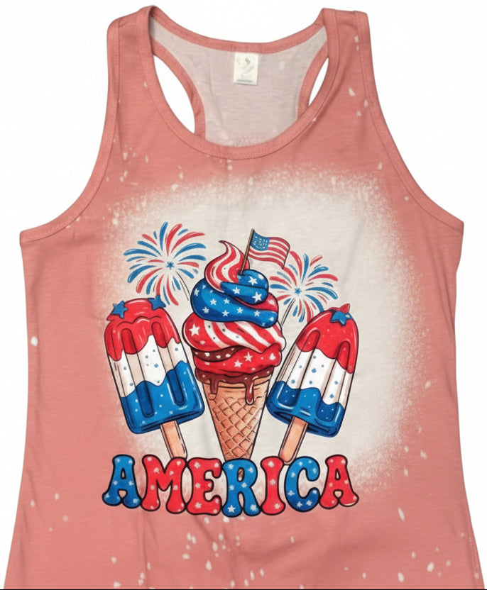 WSB FAUX BLEACHED - JULY 4TH ICE CREAM