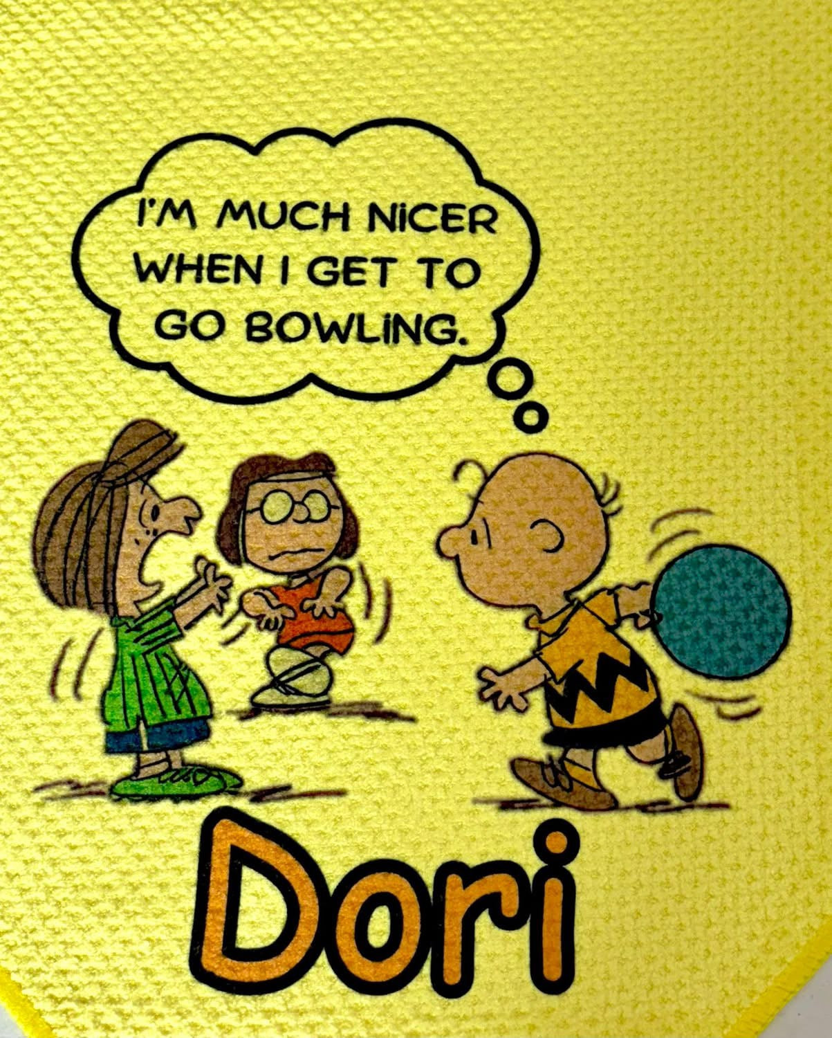SPORTS TOWEL - BOWLING PEANUTS