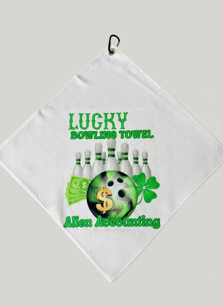 SPORTS TOWEL- BOWLING SPONSOR