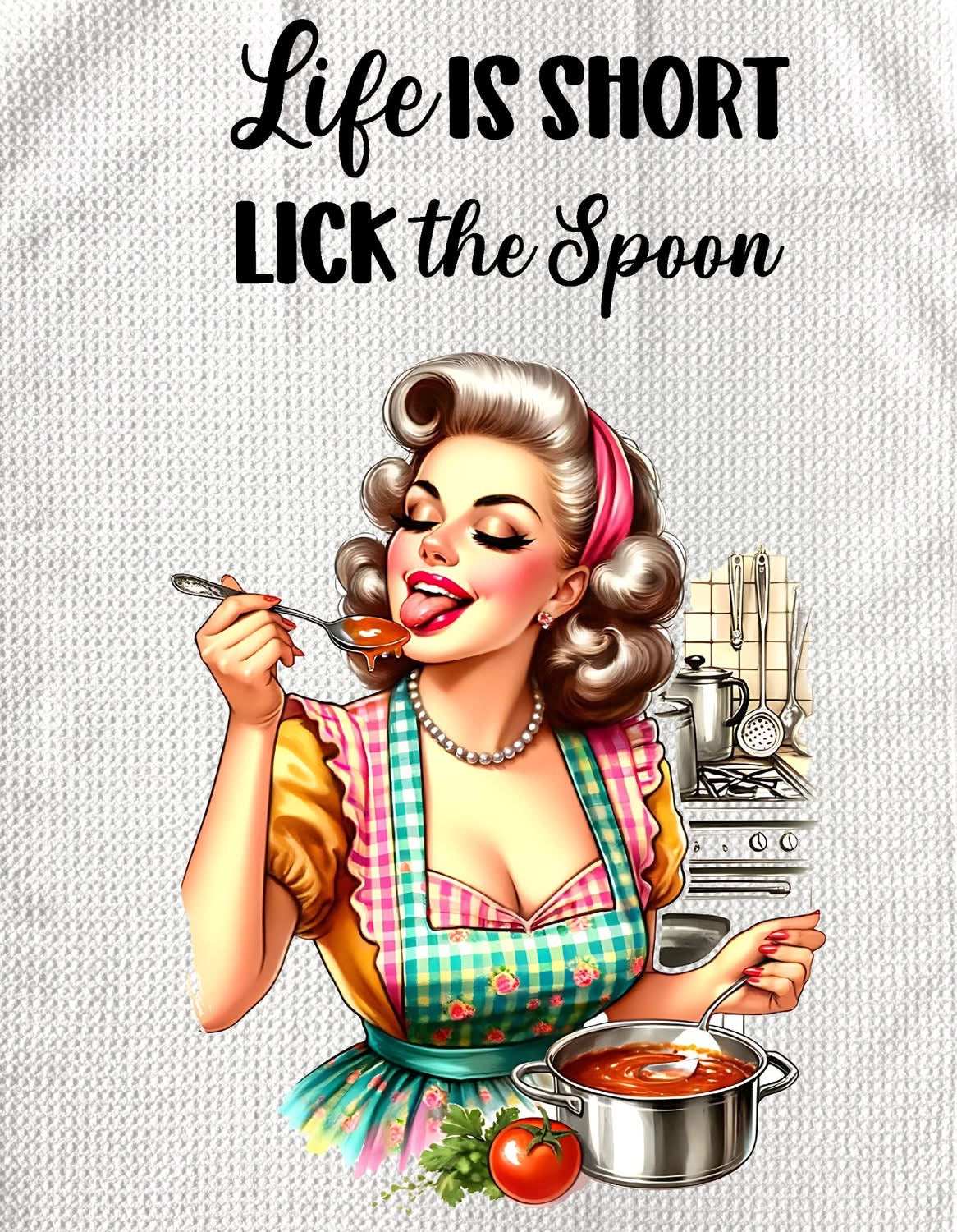 TOWELS - LADIES VINTAGE HOUSEWIFE LIFE