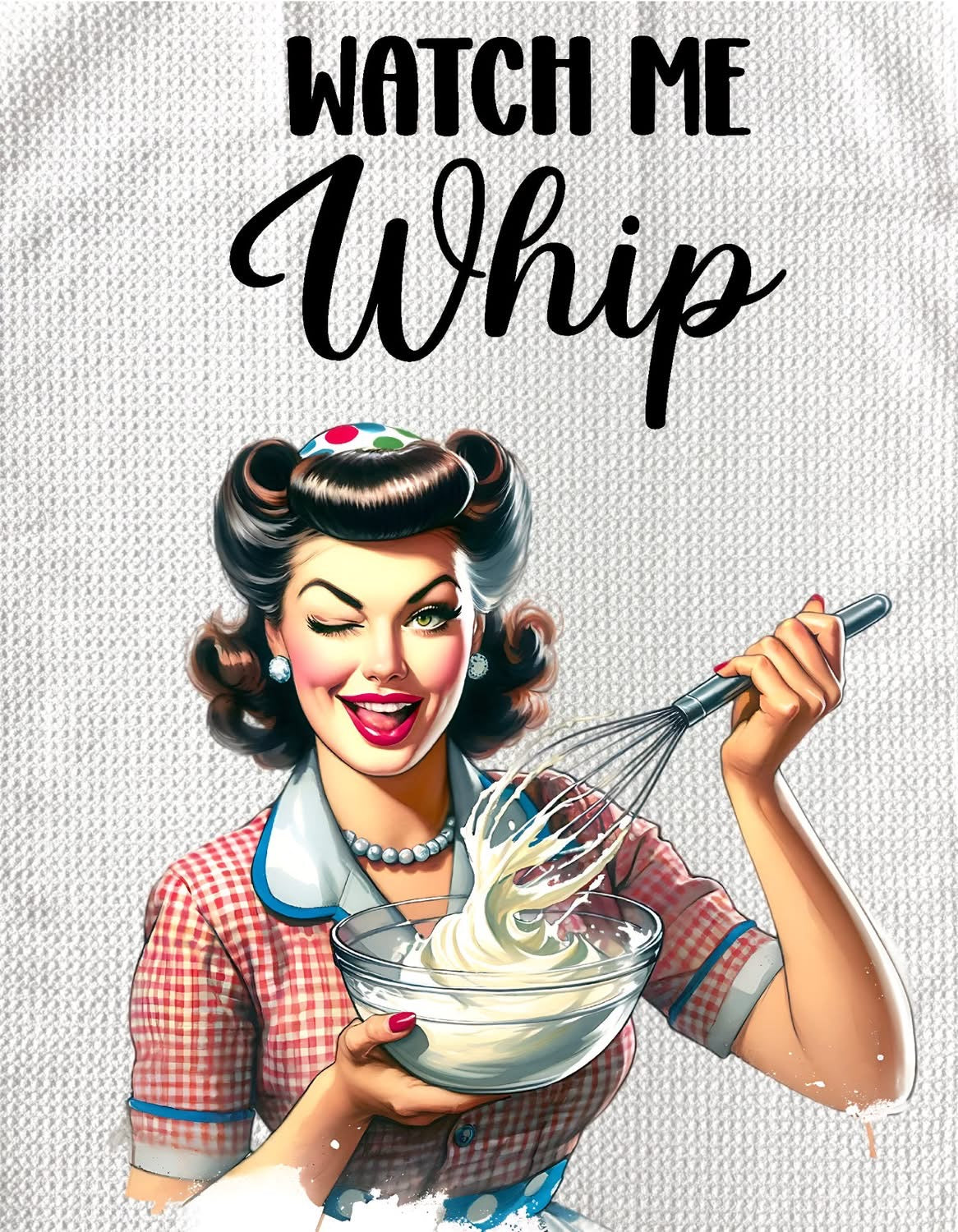 TOWELS - LADIES VINTAGE HOUSEWIFE WHIP
