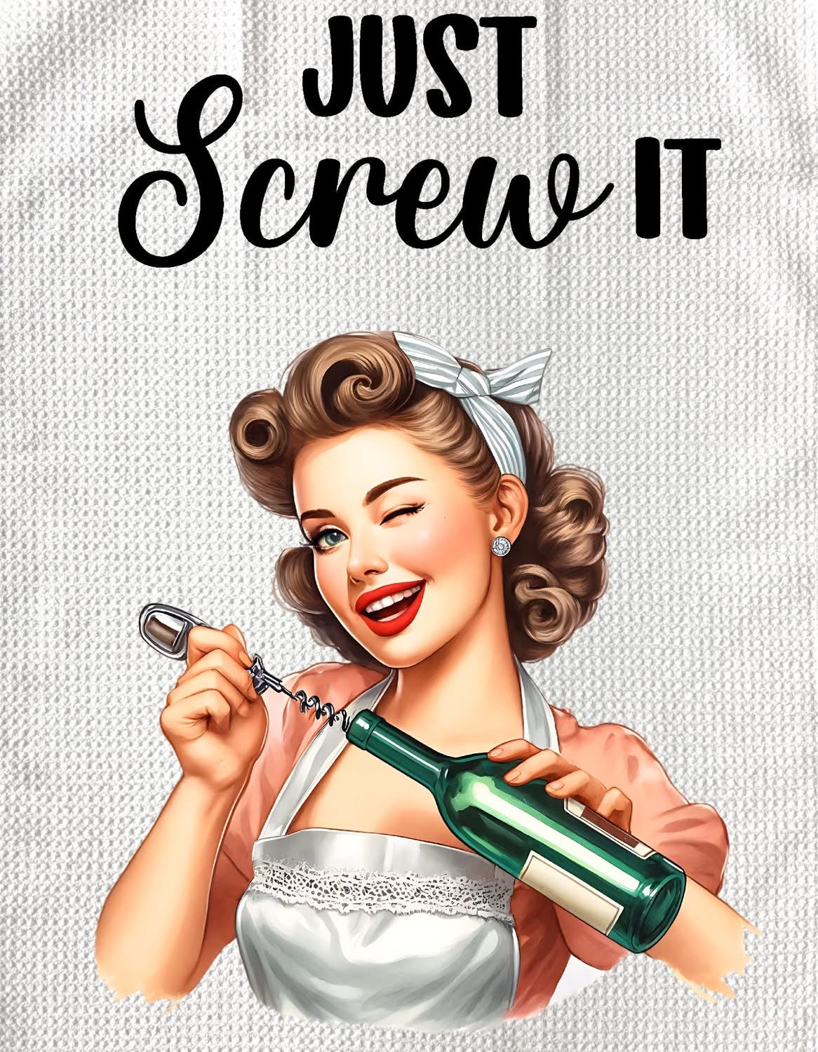 TOWELS - LADIES VINTAGE HOUSEWIFE SCREW