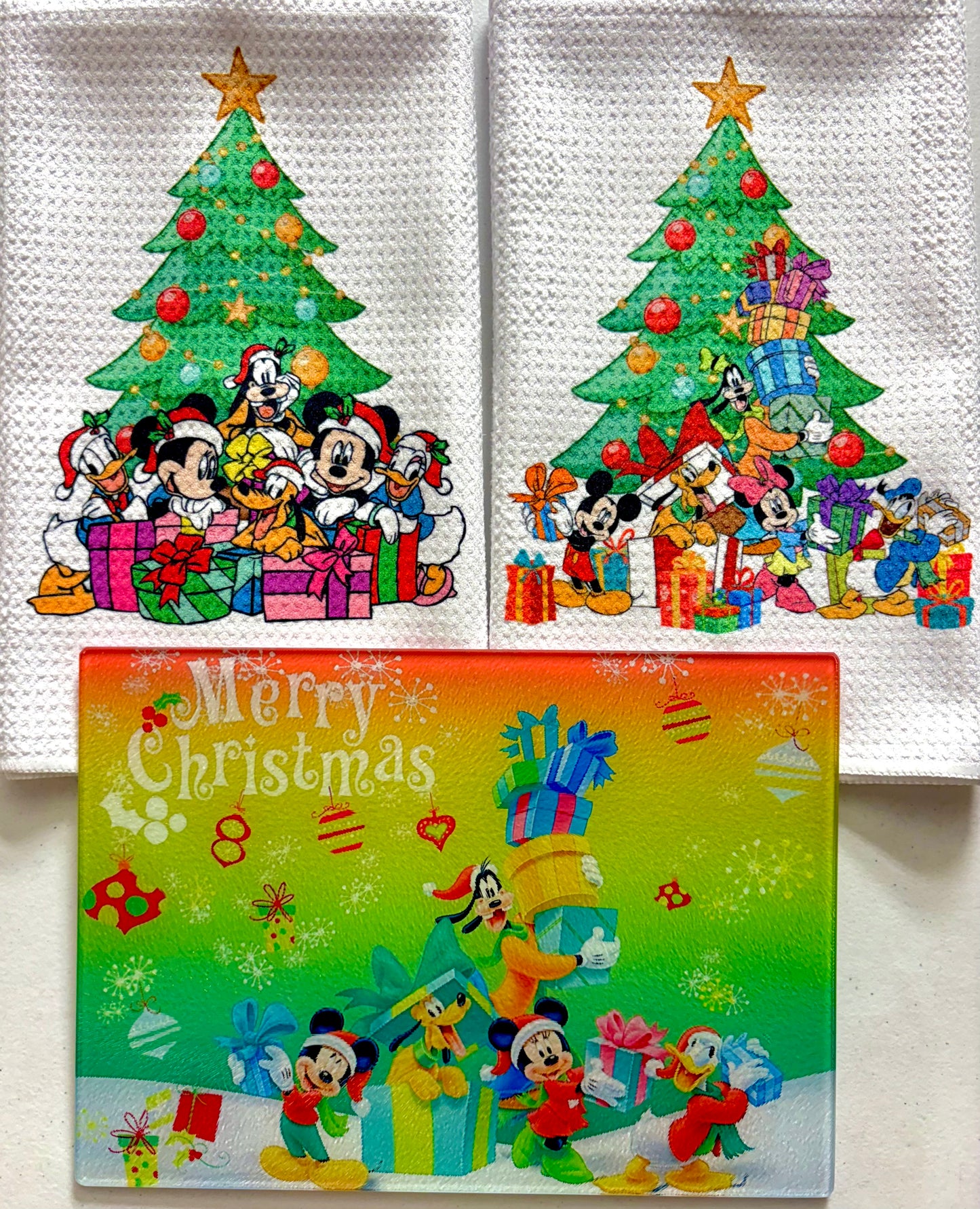 KITCHEN SET - CHRISTMAS D0G PRESENTS (3 PEICE)