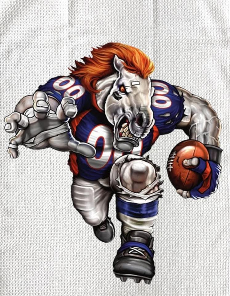 TOWELS - FOOTBALL DENVER BRONCOS RUSH