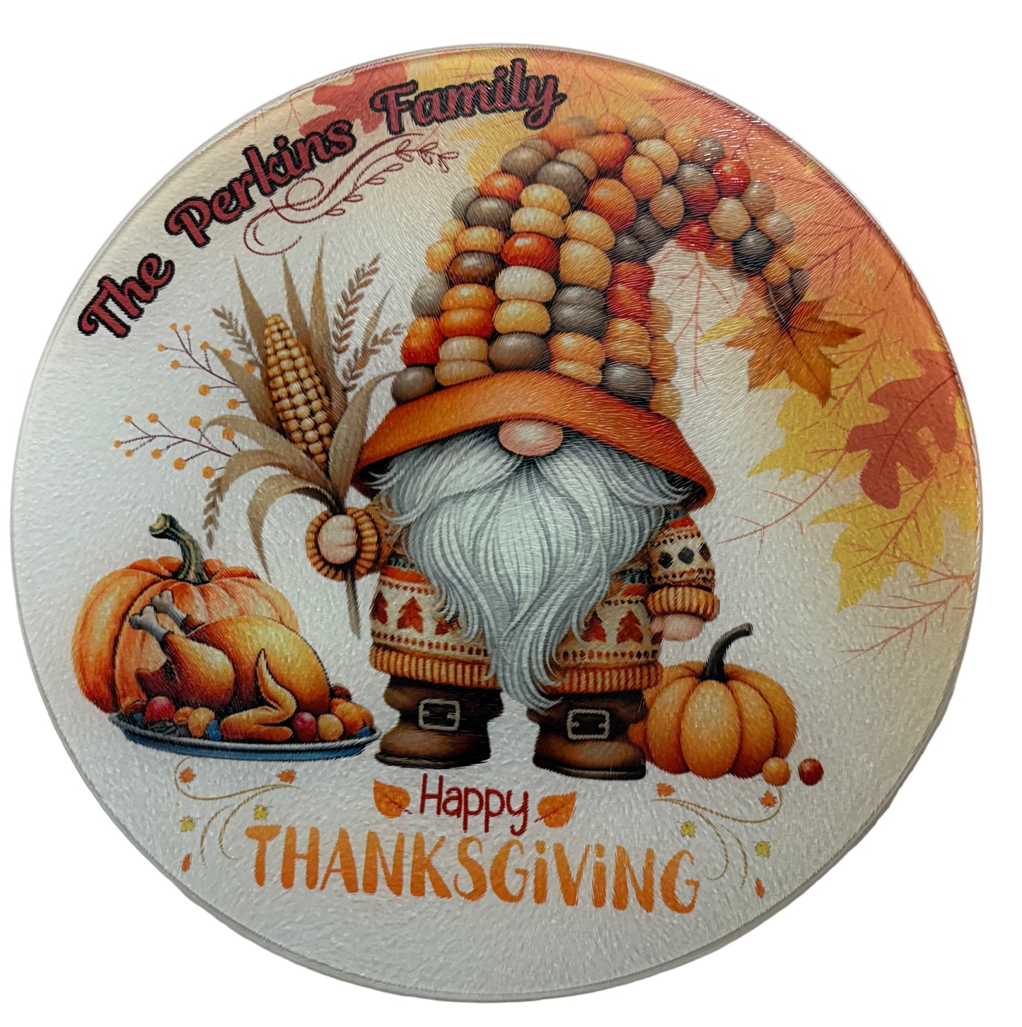 TABLE TRIVETS - THANKSGIVING GNOME CORN