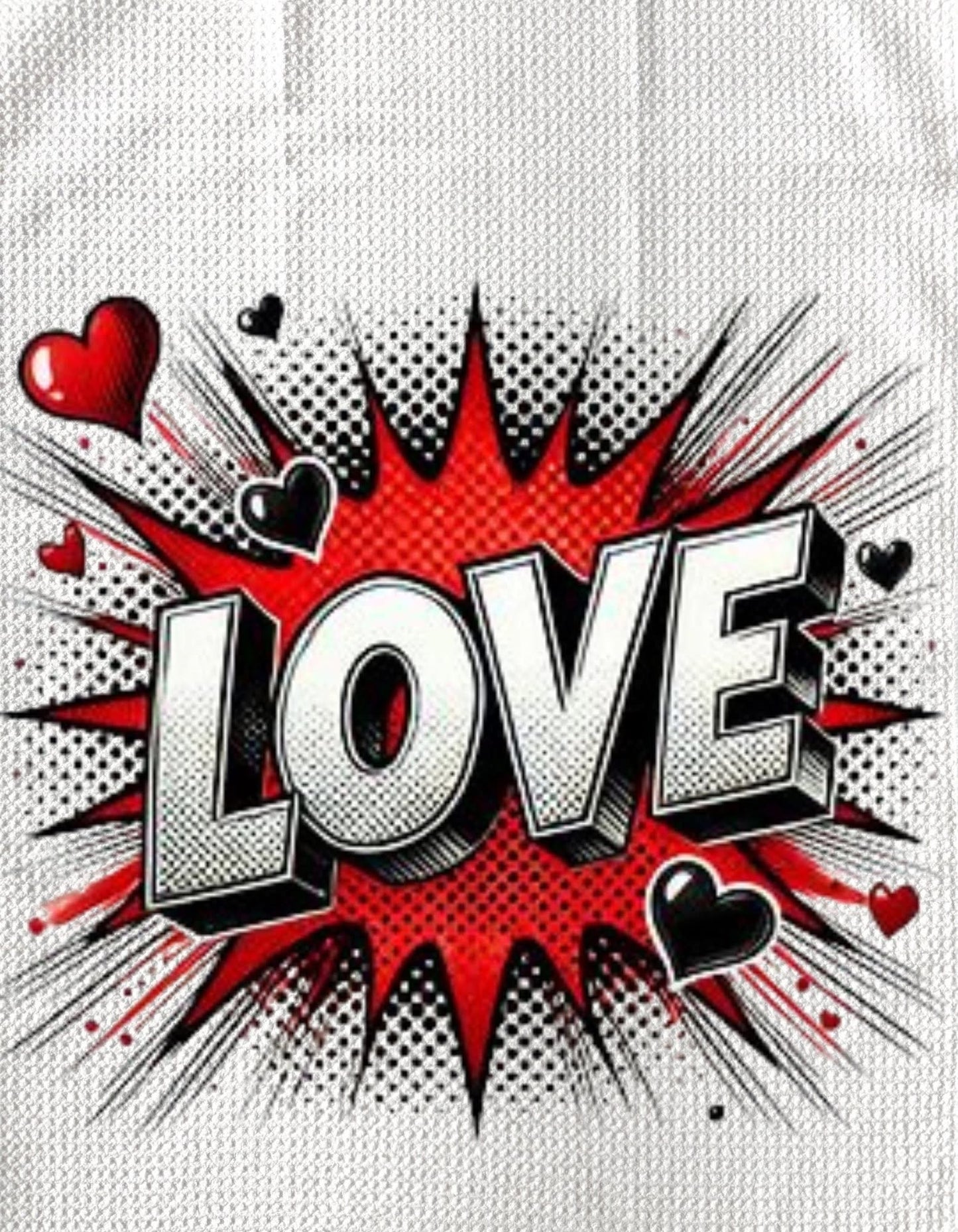 TOWELS - VALENTINE'S LOVE BURST