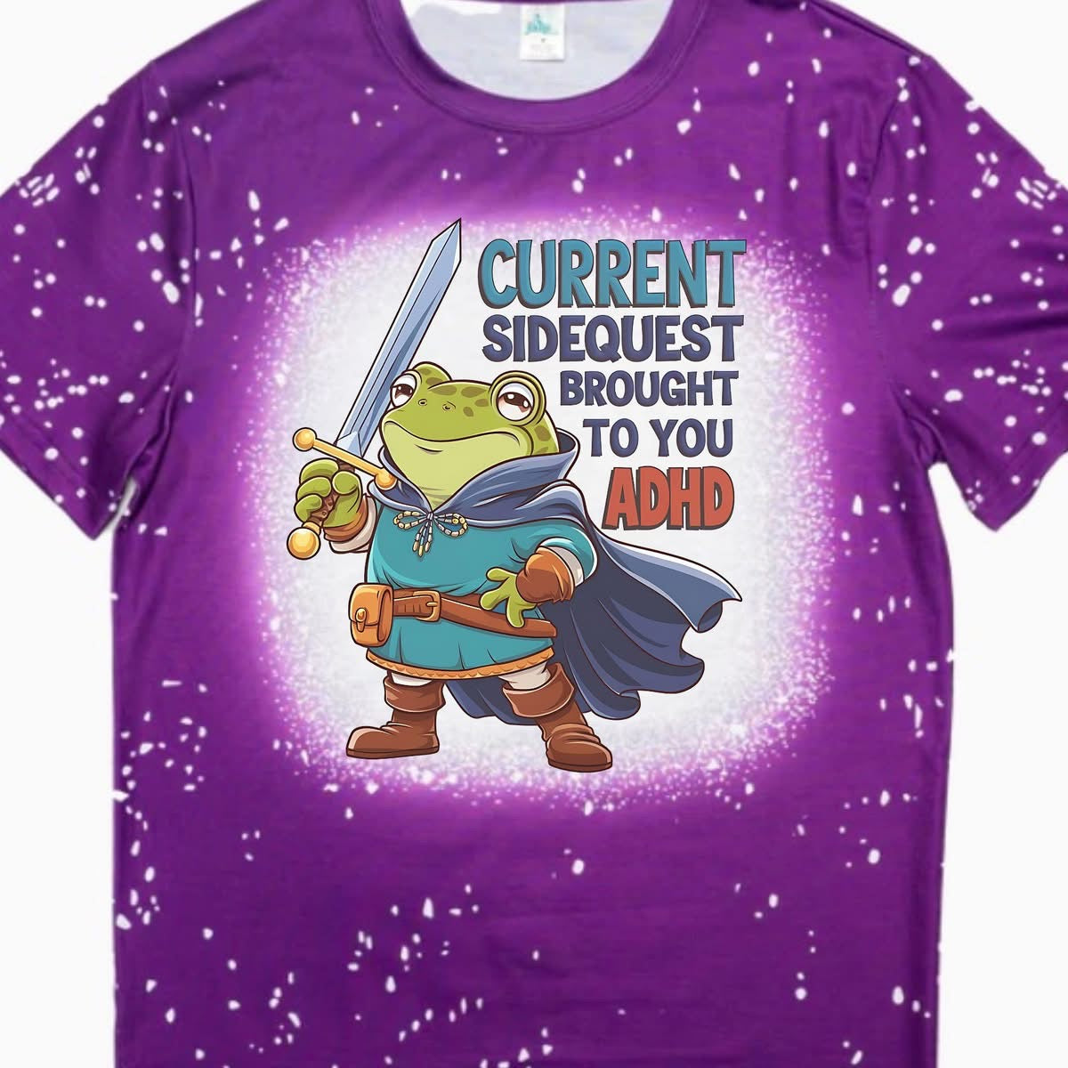 T-Shirts Faux Bleached - FROG SIDEQUEST