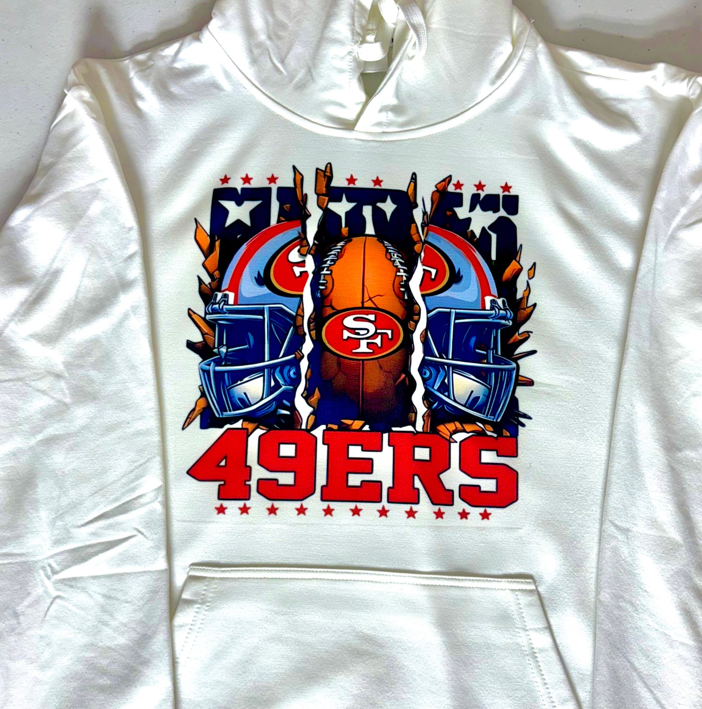 Hoodies Fleece Lined- FOOTBALL 49ERS