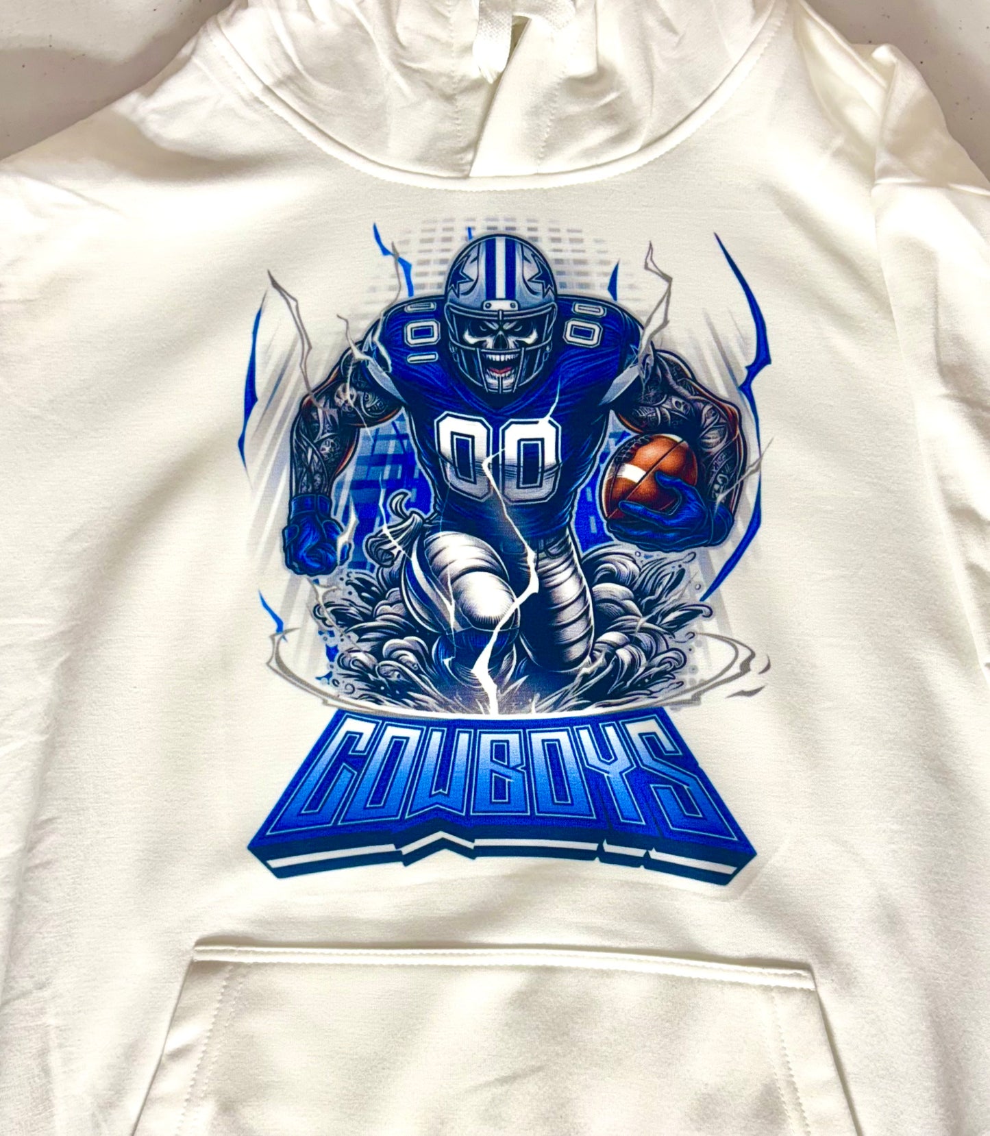 Hoodies Fleece Lined- FOOTBALL COWBOYS