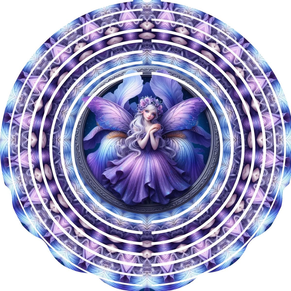 WIND SPINNER - FAIRY PURPLE PETALS