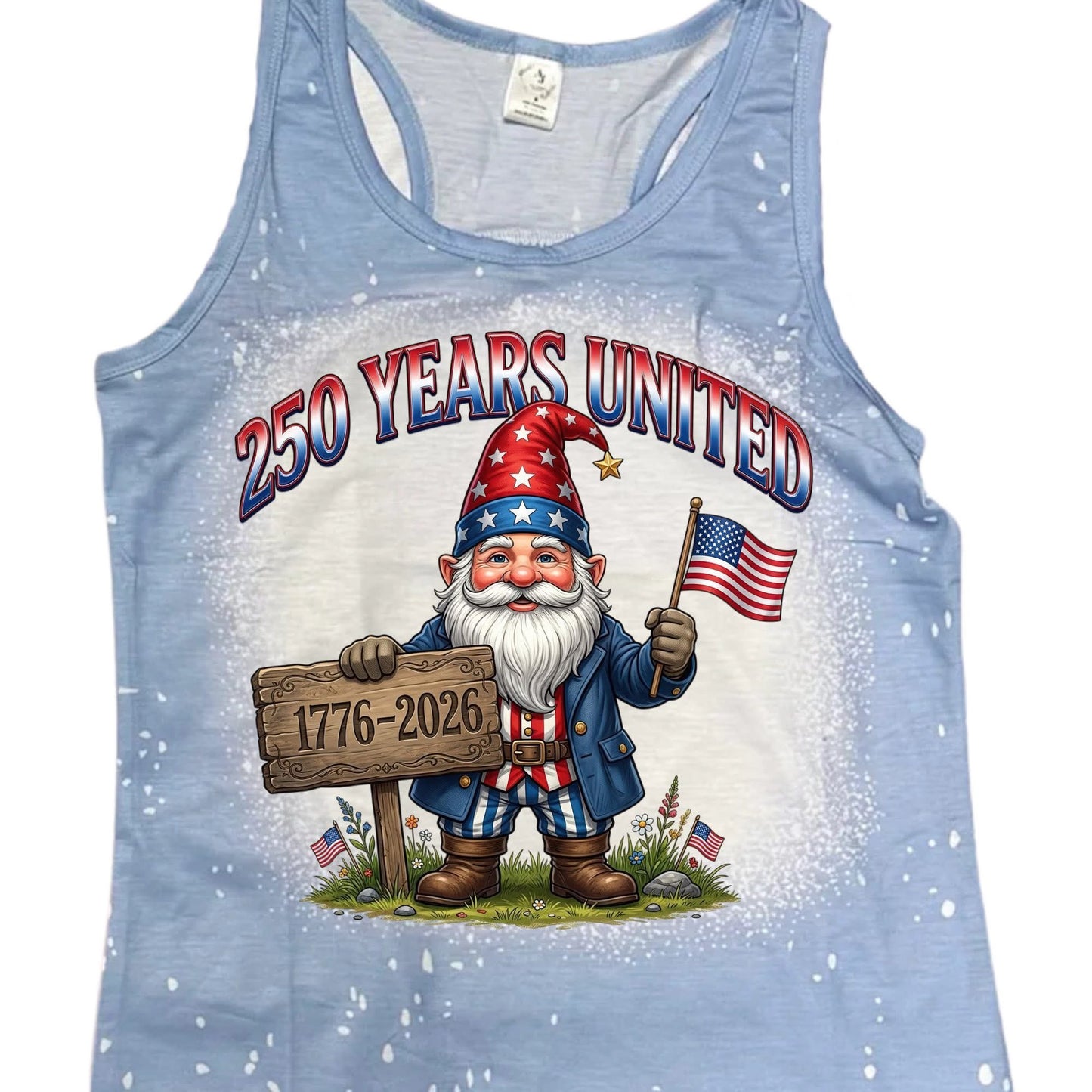 America's 250th Birthday Gnome 250 Years United