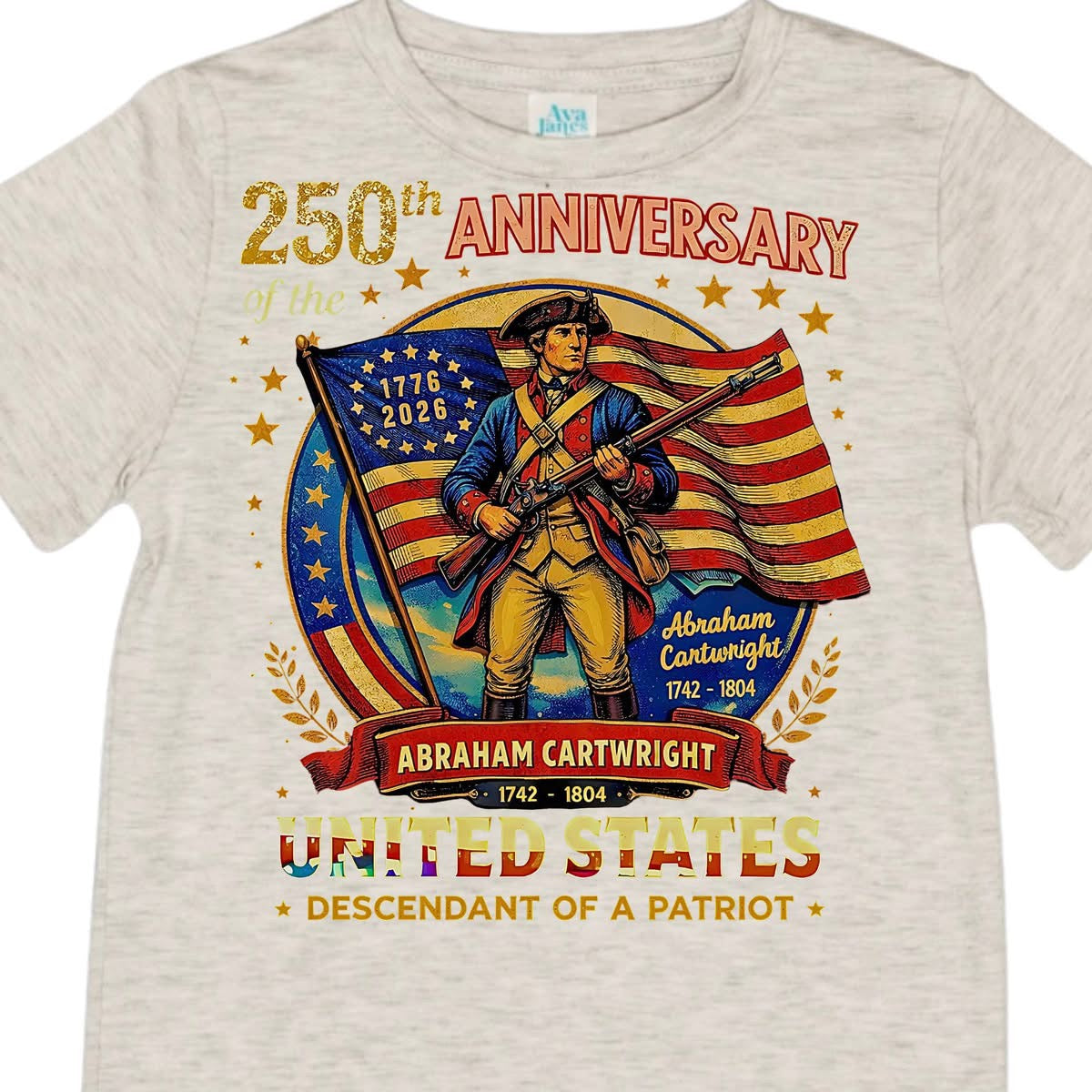America's 250th Birthday Descedent Of A Patriot