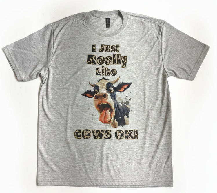 T-SHIRTS - COW REALLY LIKE