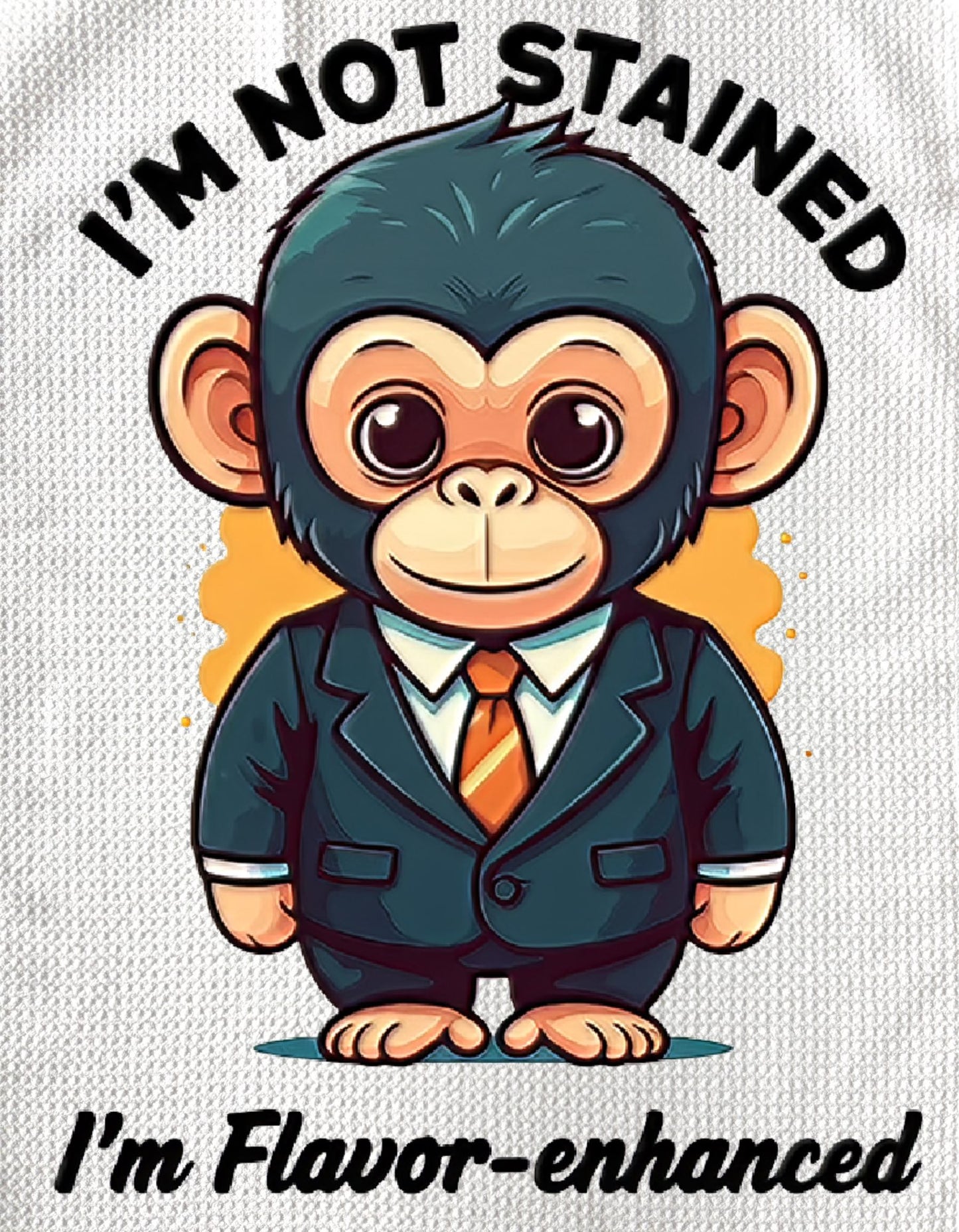 TOWELS - FUNNY SAYING MONKEY