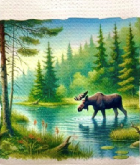 TOWELS - MOOSE FOREST