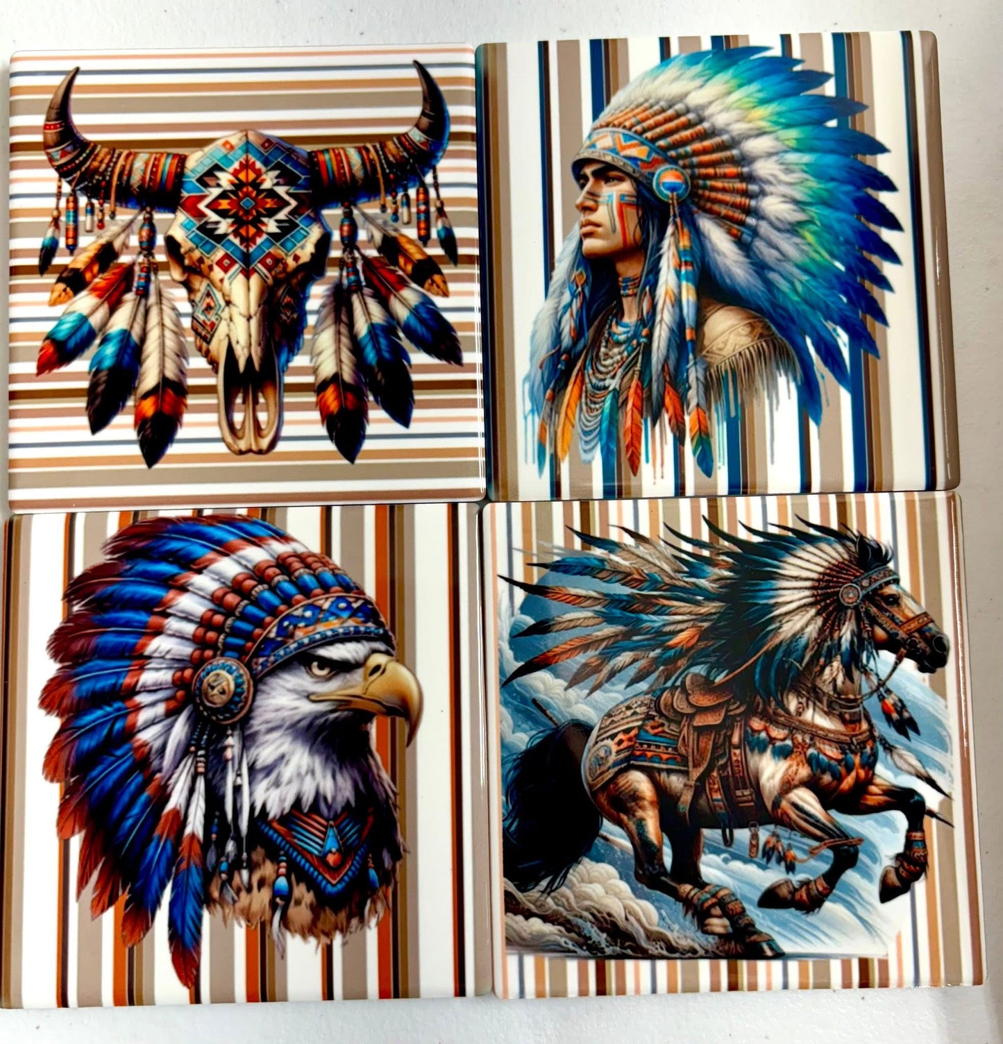 Coasters 4/pk - Misc Designs