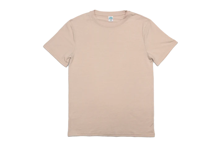 Z. T-SHIRTS BLANK CUSTOM OATMEAL