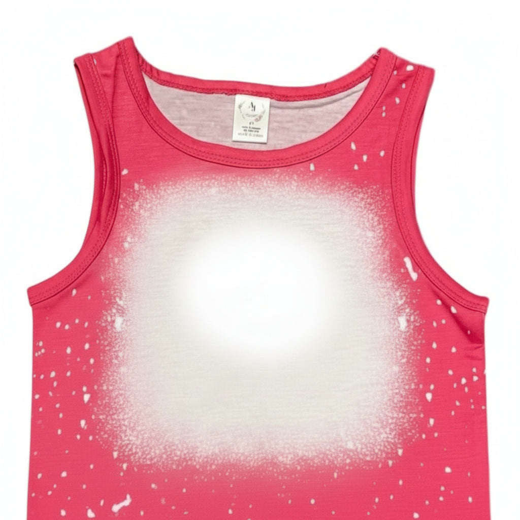 Z. KIDS FAUX BLEACHED - BLANK CUSTOM HOT PINK