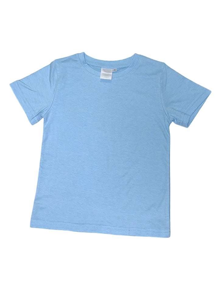 Z. T-SHIRTS BLANK CUSTOM POWDER BLUE