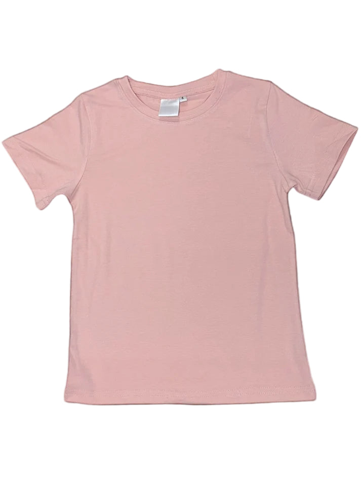 Z. T-SHIRTS BLANK CUSTOM BABY PINK
