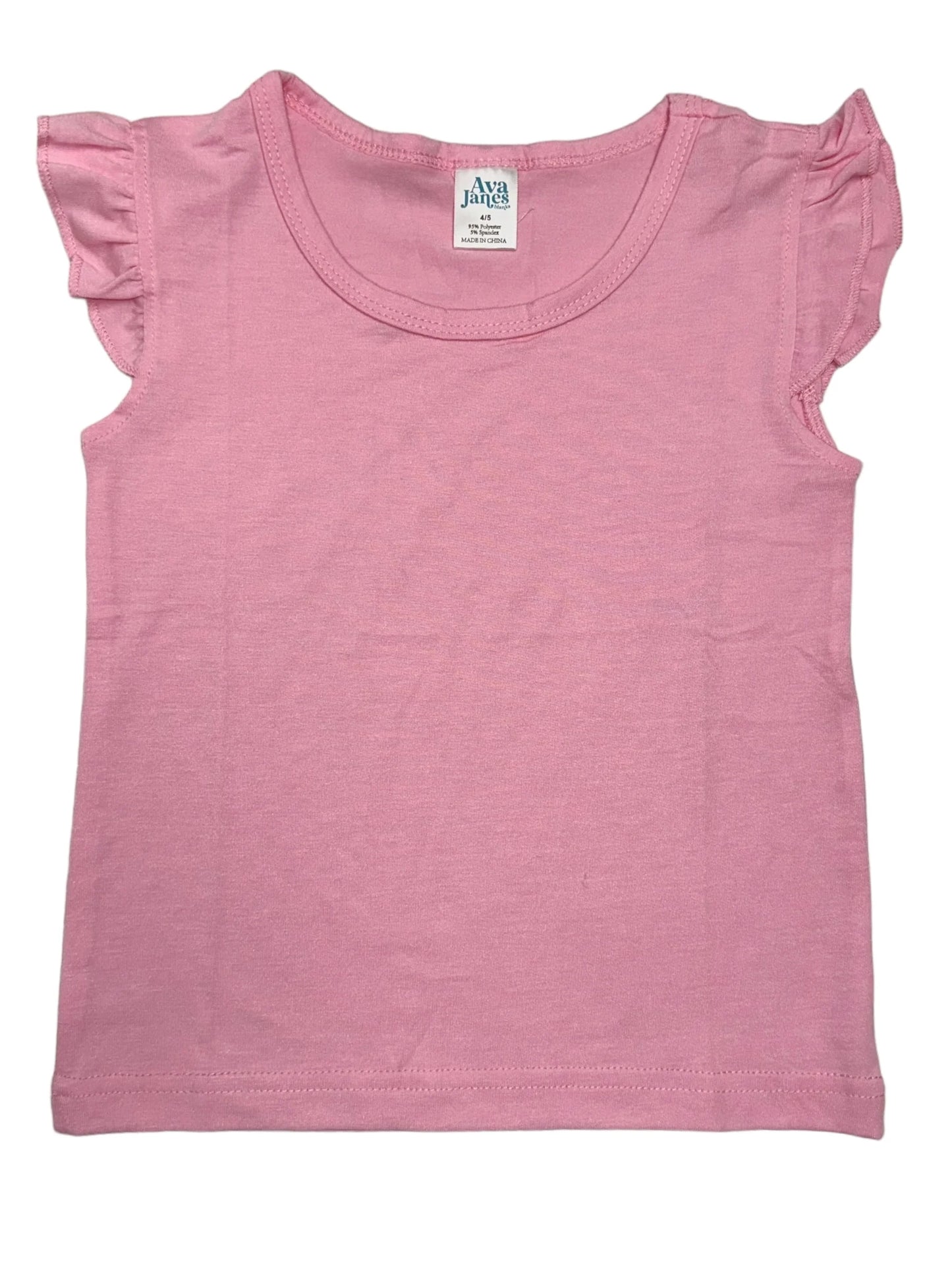 Z. KIDS FLUTTER SLEEVE - BLANK CUSTOM PINK