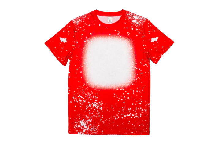 Z. T-Shirts Faux Bleached - BLANK CUSTOM RED