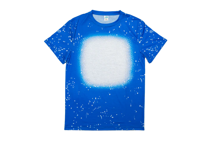 Z. T-Shirts Faux Bleached - BLANK CUSTOM ROYAL BLUE