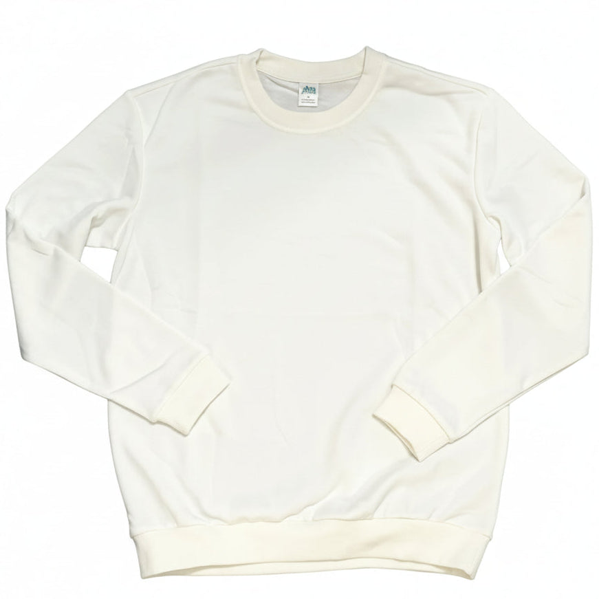 Z. CREW NECK - BLANK CUSTOM SNOW WHITE
