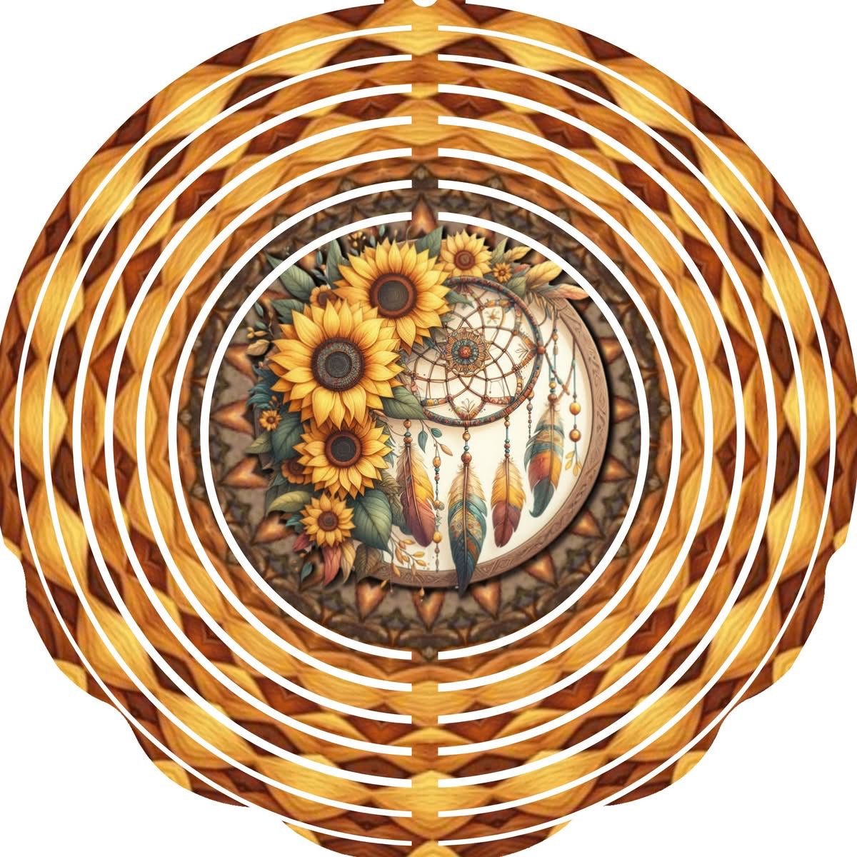 WIND SPINNER - SUNFLOWER DREAM CATCHER
