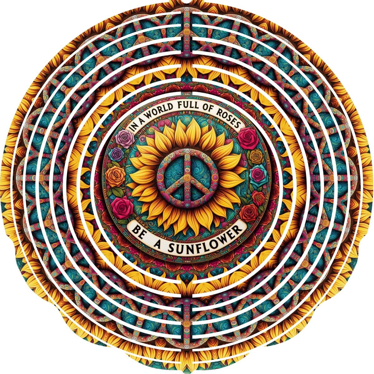 WIND SPINNER - SUNFLOWER PEACE