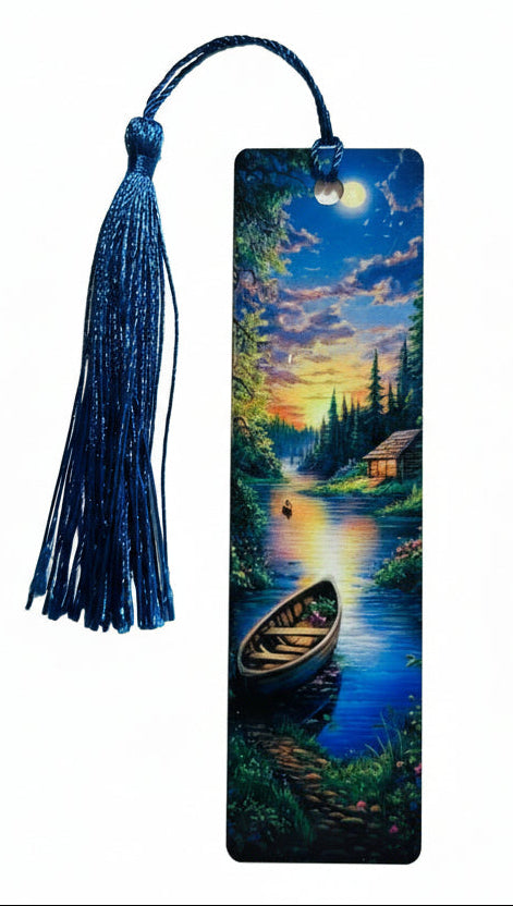 BOOKMARK - SCENERY BOAT