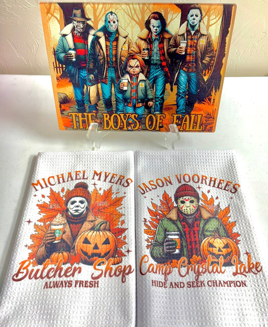 Kitchen Sets (3 Pieces) Halloween - Cutting Board & 2 Towels