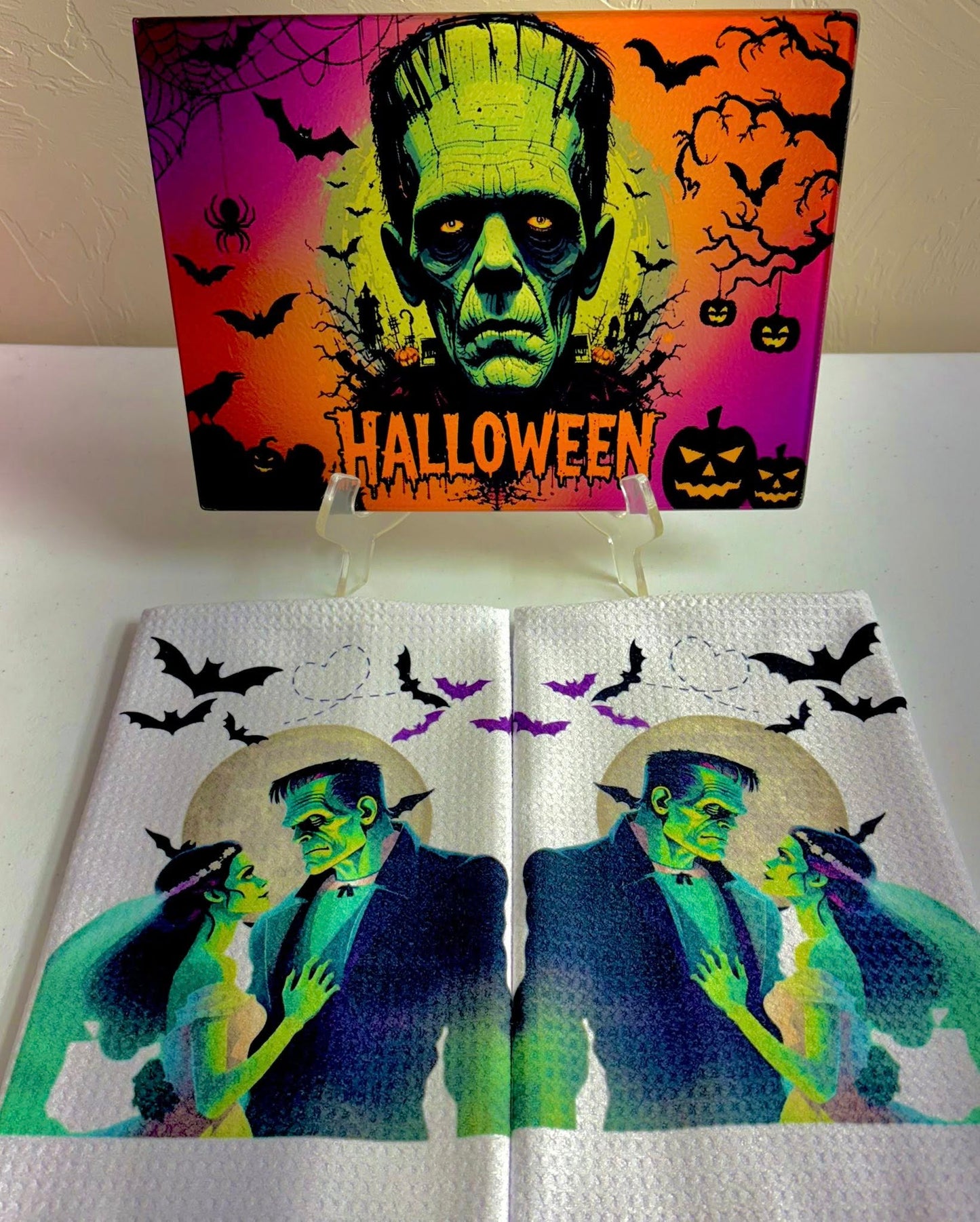 Kitchen Sets (3 Pieces) Halloween - Cutting Board & 2 Towels