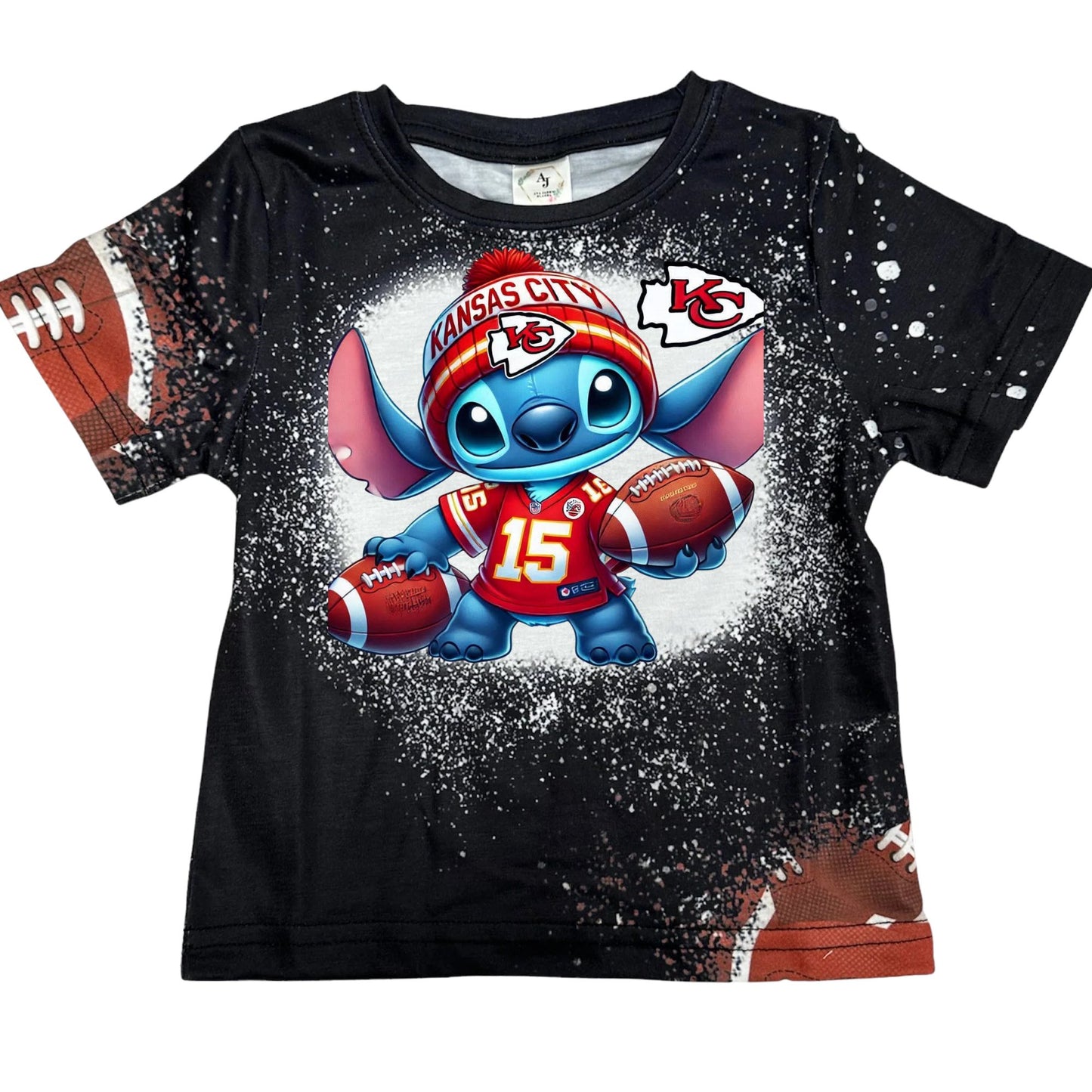 T-SHIRTS SPORTS FAUX BLEACHED