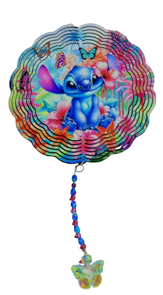 WIND SPINNER - BLUE ALIEN