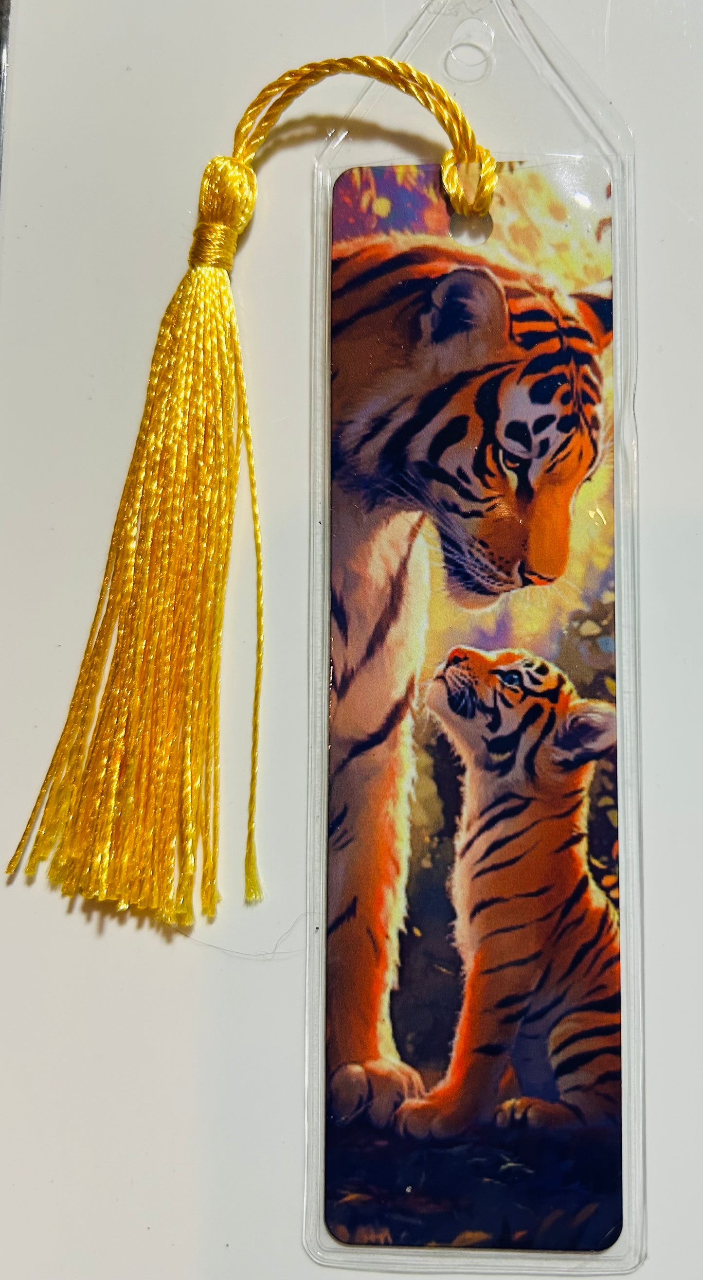 Metal Bookmark - Tiger