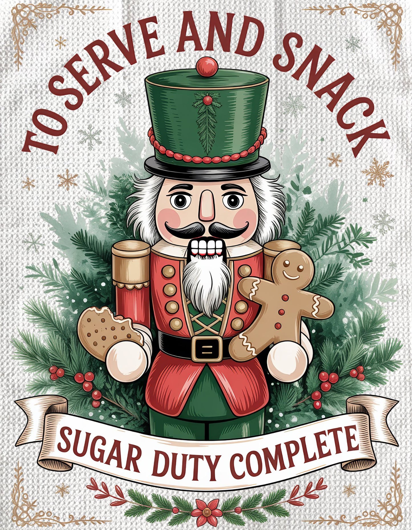 TOWELS - CHRISTMAS NUTCRACKER SERVE