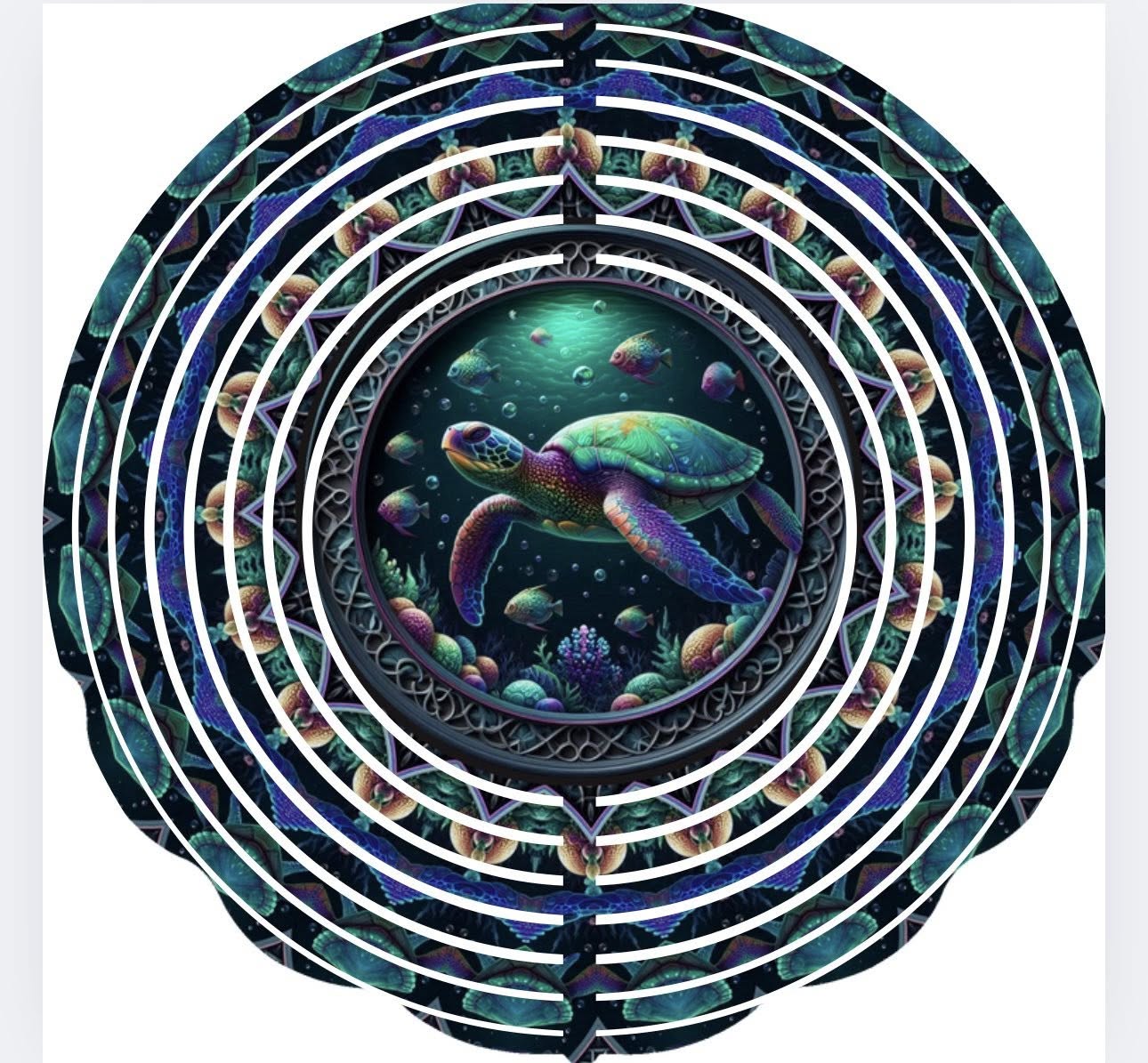 WIND SPINNER - TURTLE NIGHT GLOW