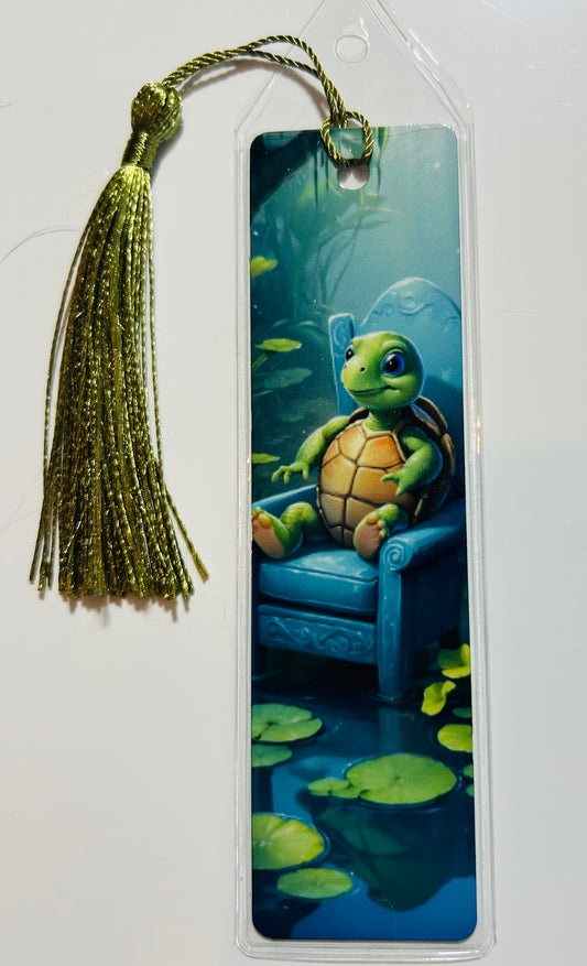 Metal Bookmark - Turtle