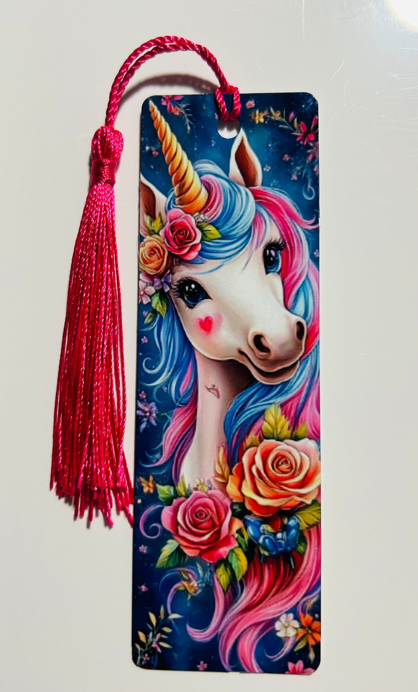 Metal Bookmark - Unicorn
