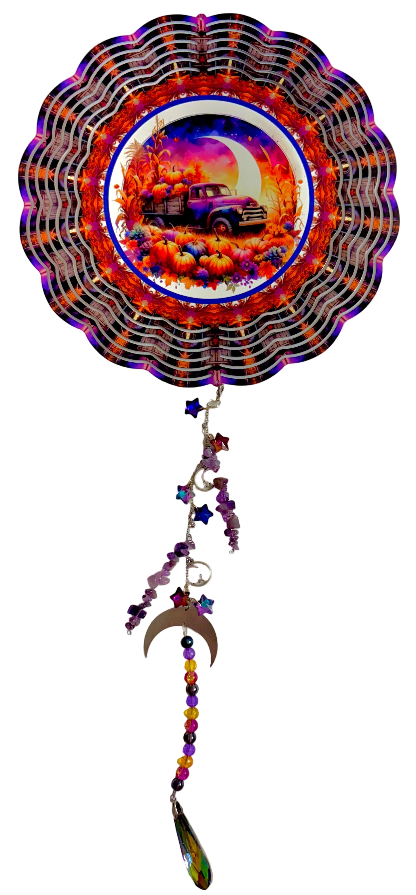 WIND SPINNER - FALL TRUCK PUMPKINS