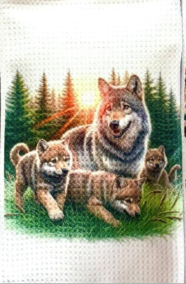 TOWELS - WOLF CUBS