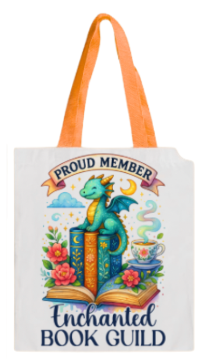 BOOK BAG - DRAGON ENCHANED BOOK GUILD