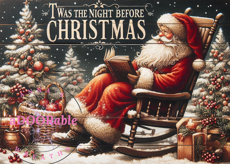 Cutting Board - CHRISTMAS SANTA