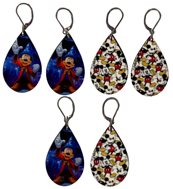 EARRINGS - CHRISTMAS MICKEY