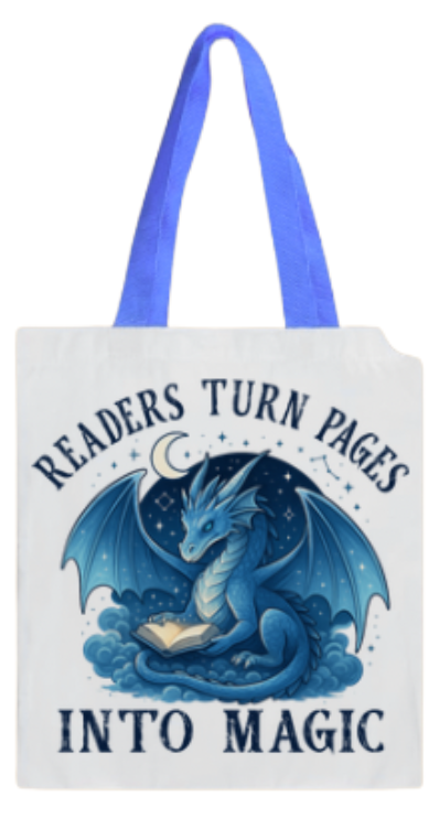 BOOK BAG - DRAGON READERS TURN PAGES