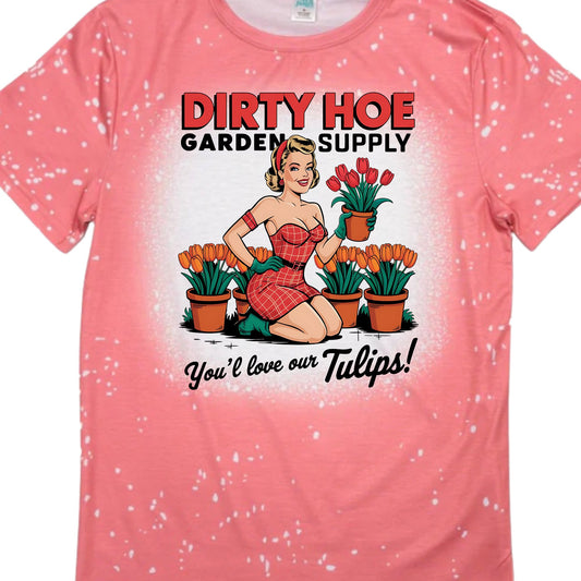 T-Shirts Faux Bleached - LADY/VINTAGE HOUSE WIVES GARDEN