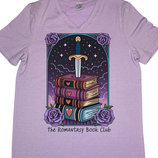 T-SHIRTS - WOMEN"S V-NECK - BOOKS CLUB
